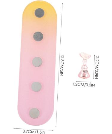 MERRYHAPY 1 Set Nail Practice Holder Creative Nail Racks Nail Holders for Nail Painting Decorative Nail Stands Beauty Nail Holders Decorative Nail Display Manicure Nail Racks Nail Art 12.8x3.7cm As Shown - Buy Online on GoSupps.com