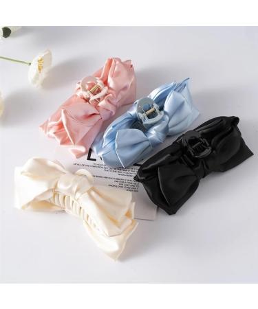 Hair Clips For Women Claw Clips Bow Hair Clips Claw Clips Claw Clips For Thick Hair Large Hair Clips(Color:Beige-01) - Buy Online on GoSupps.com