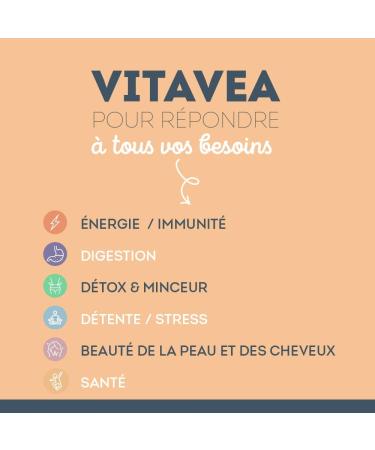 Multivitamins and Minerals | 25 Nutrients Including Vitamin A B C D E Zinc and Iron | 180 Tablets | Immunity Fatigue Hair Skin | Multivitamins for Men and Women | Made in France | Vitavea - Buy Online on GoSupps.com