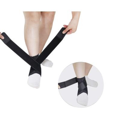 Buy Athletes Compression Ankle Support Pads | Adjustable Foot Braces for Fitness Sports & Running | Black Small - Buy Online on GoSupps.com