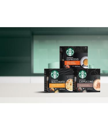 STARBUCKS Coffee Pods by Nescafe Dolce Gusto Pick Any 6 Packs from 7 Blends Including: Latte Cappuccino Espresso Caramel Grande and Many More - Buy Online on GoSupps.com