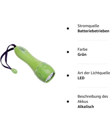 Moses Expedition Nature LED Flashlight - Shockproof Green Light for Camping Hiking & Outdoor Adventures - Buy Online on GoSupps.com