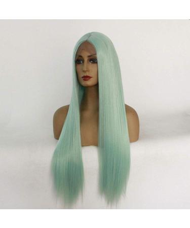 Long Straight Lace Front Wig for Women | Natural Silky Heat-Resistant Synthetic Hair | 24in & 18in | Perfect for Everyday Cosplay & Halloween - Buy Online on GoSupps.com