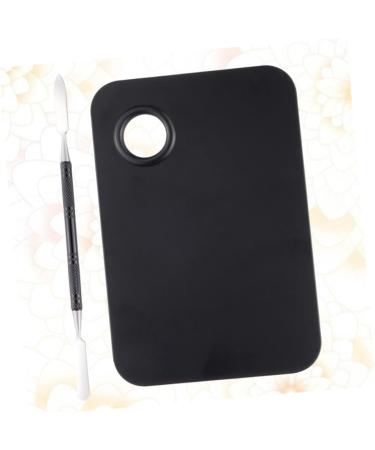 STOBOK 4 Pcs Empty Makeup Palette - Paint Mixing & Makeup Mixing Tool - Essential Nail Kit for Foundation & Color Mixing (Black 11.5x7.5cm - Buy Online on GoSupps.com