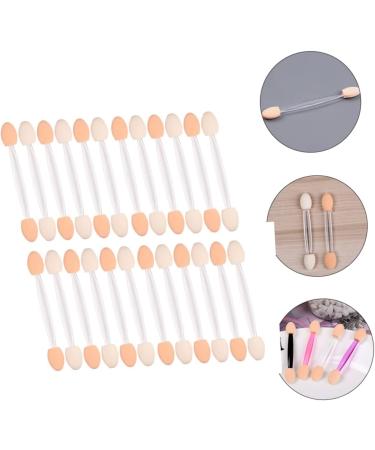 Hemoton 50pcs Two-color Eyeshadow Brush Makeup Supplies Eyeshadow Makeup Accessories Dual-ended Eye Stick Makeup Brush Latex Sponge Eyeshadow Eye Makeup Tools Eyeshadow Cosmetic Applicator - Buy Online on GoSupps.com