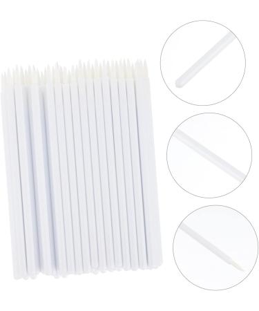 WOONEKY 200 Pcs Disposable Eyeliner Brush Liquid Lipstick Graphic Eyeliner Brush Makeup Eyeliner Brush White - Buy Online on GoSupps.com