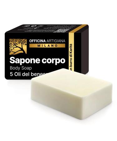 The Goodfellas' smile Artisan workshop body soap with 5 wellness oils 100g