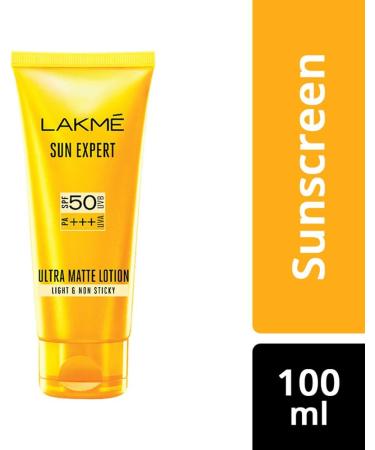 Lakme Sun Expert SPF 50 PA+++ Ultra Matte Lotion 100 ml - Buy Online on GoSupps.com