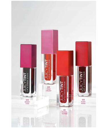 Golden Rose Juicy Tint Lip & Cheek Stain Color Tone 04 - Buy Online on GoSupps.com