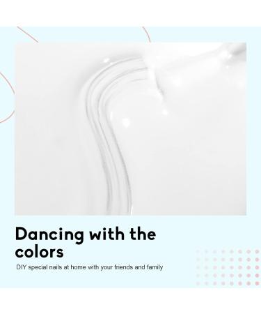 TOMICCA White Gel Polish 15ml - Long Lasting High Gloss Soak Off UV LED French Nail Varnish for Chip Resistant DIY Manicure - Buy Online on GoSupps.com