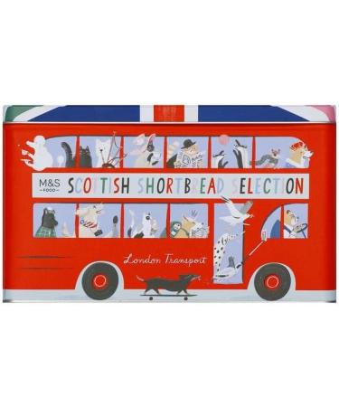 Marks & Spencer Scottish Shortbread Selection in a London Bus Tin - Buy Online on GoSupps.com