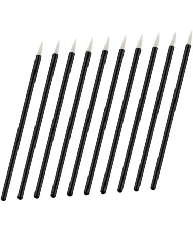 Mipcase 100pcs Makeup Brush Tools Liquid Makeup Cosmetics Brush Eye Shadow Eyelash Brush Disposable 10X0.5X0.5cm White - Buy Online on GoSupps.com