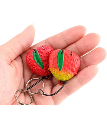 minkissy Nail Clippers Cute Fruit Litchi Fingernail Stainless Steel Toenail Clipper Cutter with King Ring Toenail Clipper Nail Manicure Trimming Tool for Men Women - Buy Online on GoSupps.com