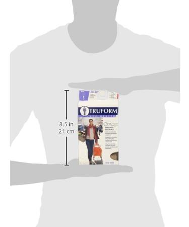 Truform Women's Compression Stockings 20-30 mmHg - Knee High Closed Toe Opaque - Beige XL (Pack of 2) | International Shipping Available - Buy Online on GoSupps.com