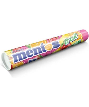 Personalised XXL Mentos Tube - Personalise The XXL Mentos Tube with The Name and Message of Your Choice Including no Less Than 20 Rolls of Fruit-Flavoured Mentos (Fruit) - Buy Online on GoSupps.com