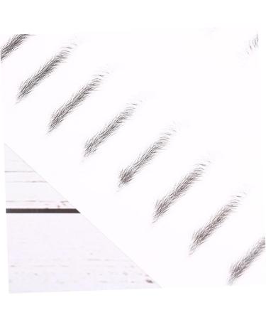 Balacoo 2 Pairs Stickers Waterproof Makeup Supplies Eyebrow Makeup Stickers Template Water Proof 6d The Lazy - Buy Online on GoSupps.com