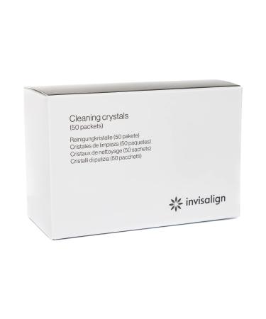 Invisalign Cleaning Crystals for Clear Aligners and Retainers, (50 Packets)