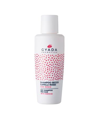 GYADA COSMETICS, Dry shampoo for red hair, soothing and invigorating, gives volume and freshness, for red hair, with hibiscus extract, Aloe Vera, vitamin B5 and rice starch, 50 g