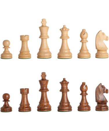 Expert Set with Portable Backpack Include Wooden Chess Pieces and Leather Folding Chessboard Game (Color : Black) (Black) - Buy Online on GoSupps.com