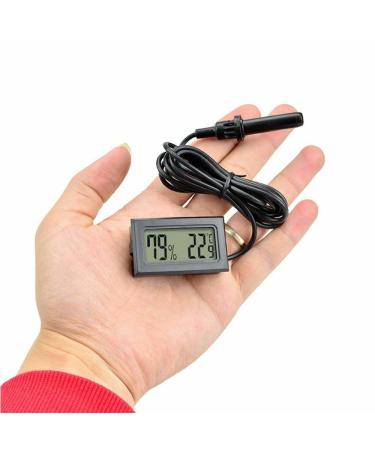 Fasizi 2-in-1 Digital LCD Thermometer Hygrometer for Reptile Incubator & Aquarium - Accurate Compact Design - Buy Online on GoSupps.com
