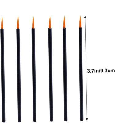 WOONEKY 100pcs Fine Tool Point Gloss Lip Eyeliner Wands Cosmetic Applicator Disposable Brush Makeup - Buy Online on GoSupps.com