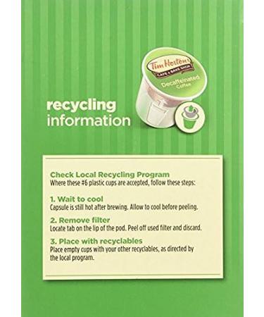  Tim Hortons TIM HORTON'S DECAF CAFE 48K Coffee Cups (Single Service) - Buy Online on GoSupps.com