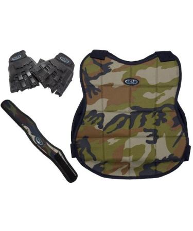 New Legion Paintball Protection Set - camo with half-finger glove - Buy Online on GoSupps.com