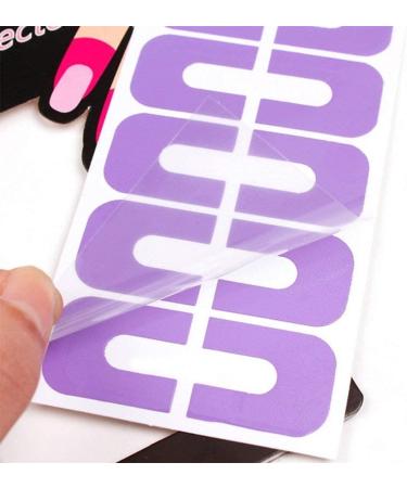 Nail Polish Protector - 90 PCS Stick-On Stencils for Nail Art - Peel Off Guides for Perfect Designs - Buy Online on GoSupps.com