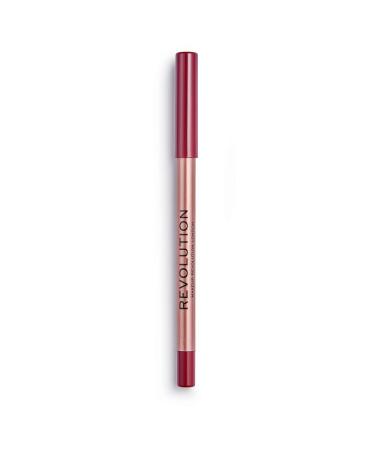 Makeup Revolution Satin Kiss Lip Liner  Long-wearing Lip Liner Pencil  Vegan & Cruelty-Free  Rose