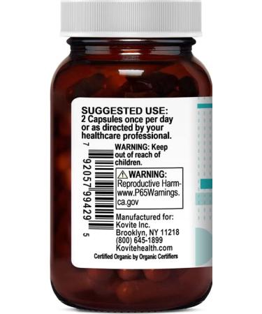 Kovite Reishi Certified Organic - 60 Vegetable Capsules - Buy Online on GoSupps.com