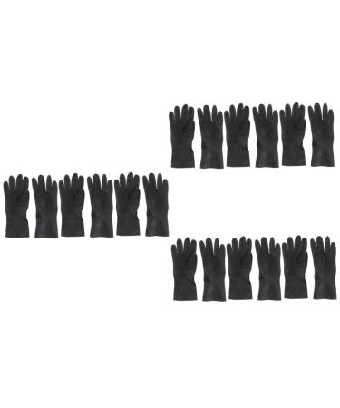 Didiseaon 9 Pairs Hair Salon Gloves Hair Shampoo Gloves Hair Dye Glove Barber Gloves
