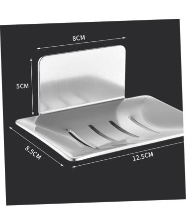 Ciieeo 2pcs Soap Holder Wall Suction Cup Soap Dish Soap Container Lip Gloss Container Vacuum Soap Dish Bathroom Ghee Wicks Soap Dish Holder Soap Rack Drain Rack Sucker - Buy Online on GoSupps.com