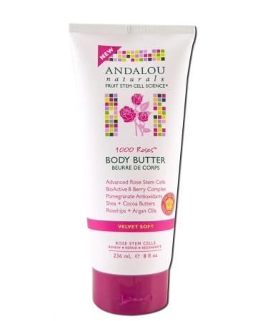 Andalou Naturals Body Butter 1000 Roses