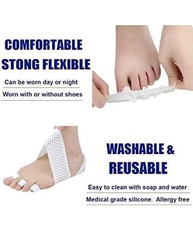 Bunion Corrector Pack - Toe Separators, Splint, Straightener Cushion Pads for Mallet & Hammer Toe - Buy Online on GoSupps.com