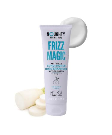 NOUGHTY Frizz Magic Conditioner - 97% Natural Anti-Frizz & Moisture for Curly/Wavy Hair | Sulfate-Free Vegan Hair Care 250ml - Buy Online on GoSupps.com