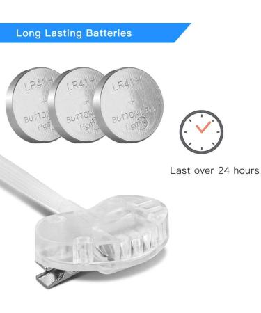 12Pcs LED Light-Up Fiber Optic Hair Extensions with Barrette | Alternating Colors | 14 Inch - Buy Online on GoSupps.com