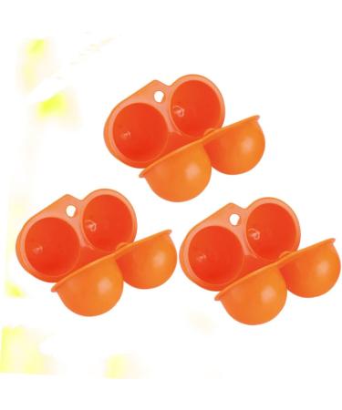 UKCOCO 3pcs Refrigerator Containers Refrigerator Egg Holder Outdoor Egg Container Egg Box Egg Tray Portable Random Color 11.5X7X7cm - Buy Online on GoSupps.com