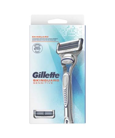Gillette SkinGuard - Sensitive Razor Device & Blade - 2 Blades