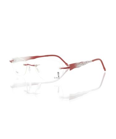 switch it set Combi 3355 interchangeable temples in the color dark red-silver