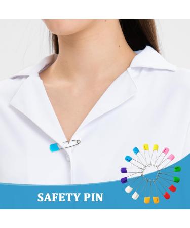 50 Mini Baby Safety Needles - Child-Safe Multi-Colored Diaper Pins for Clothes & Saliva Protection - Buy Online on GoSupps.com