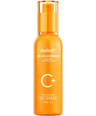  Sloane Lightening Body Cream | Lazy Refreshing Vitamin C Time Cream 100ml long-lasting makeup for uneven and dry skin tone daily use for women and - Buy Online on GoSupps.com