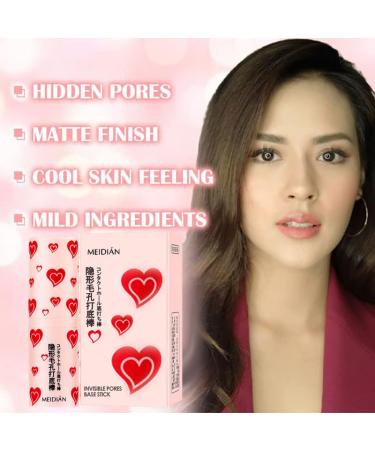 Magical Pore Eraser Waterproof Face Primer Stick - Matte Priming Makeup Blur Stick (Pink) - Buy Online on GoSupps.com