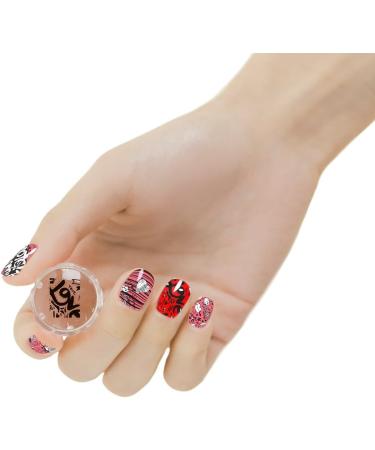 MoYou Nails XL Bridal Plates Collection 1 | Elegant Floral & Heart Nail Art Stamping Designs for Brides - Buy Online on GoSupps.com