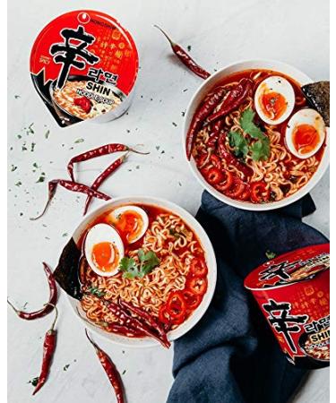 Nongshim Shin Original Ramyun Cup  2.64 Ounce (Pack of 6) Gourmet Spicy 2.64 Ounce (Pack of 6) - Buy Online on GoSupps.com
