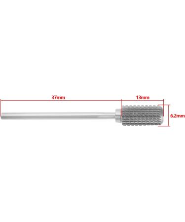 ECSiNG Nail Grinding Head Cylindrical Nail Drill Bit Manicure Tungsten Steel Alloy Drill Bit for Nail File Shaping Cutting Nail Grinding Sanding Polishing - Buy Online on GoSupps.com