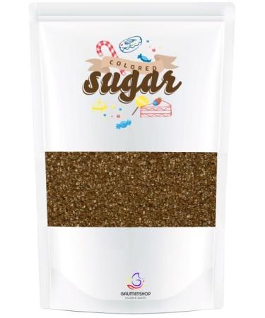 Coloured Sugar Brown Chocolate Brown 100g Decorative Sugar