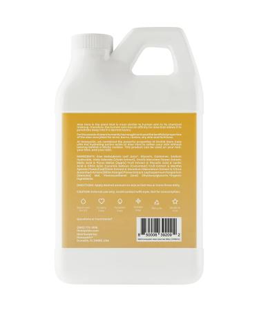 Organic Aloe Vera Gel with Manuka Honey & Vegan Stem Cells | 100% Pure, Fresh Aloe Plant - Sunburn Relief & Hair Treatment - Made in USA | 1 Gallon (128 Fl Oz) - Buy Online on GoSupps.com