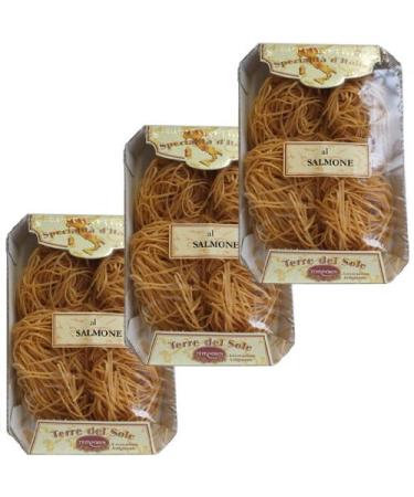 Terre del Sole Terre del Sole Linguine al Salmone Pack of 3 pasta 250 g