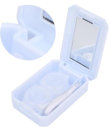 Buy GfRGFH Contact Lens Box Holder - Water Storage Container with Mirror & Tweezers (Blue/Banana) | Perfect for Home & Gifts - Buy Online on GoSupps.com