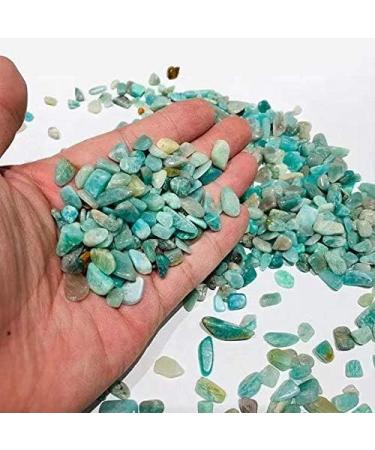 9mm-12mm Natural Gemstone Crystal Stone Amazonite Gravel Tumbled Stones 1000g Ornaments Chakra Reiki Balancing - Buy Online on GoSupps.com